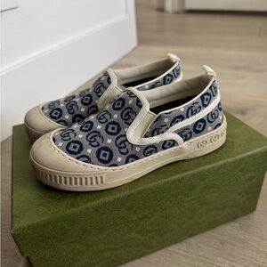 Gucci Off-White/blue Sneakers